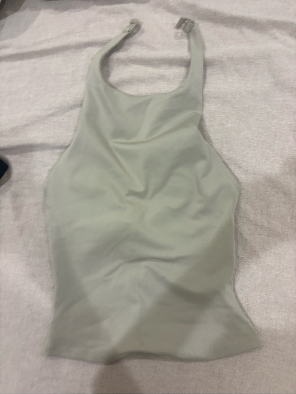 Crop Shop Boutique Sage Green Halter Tank medium